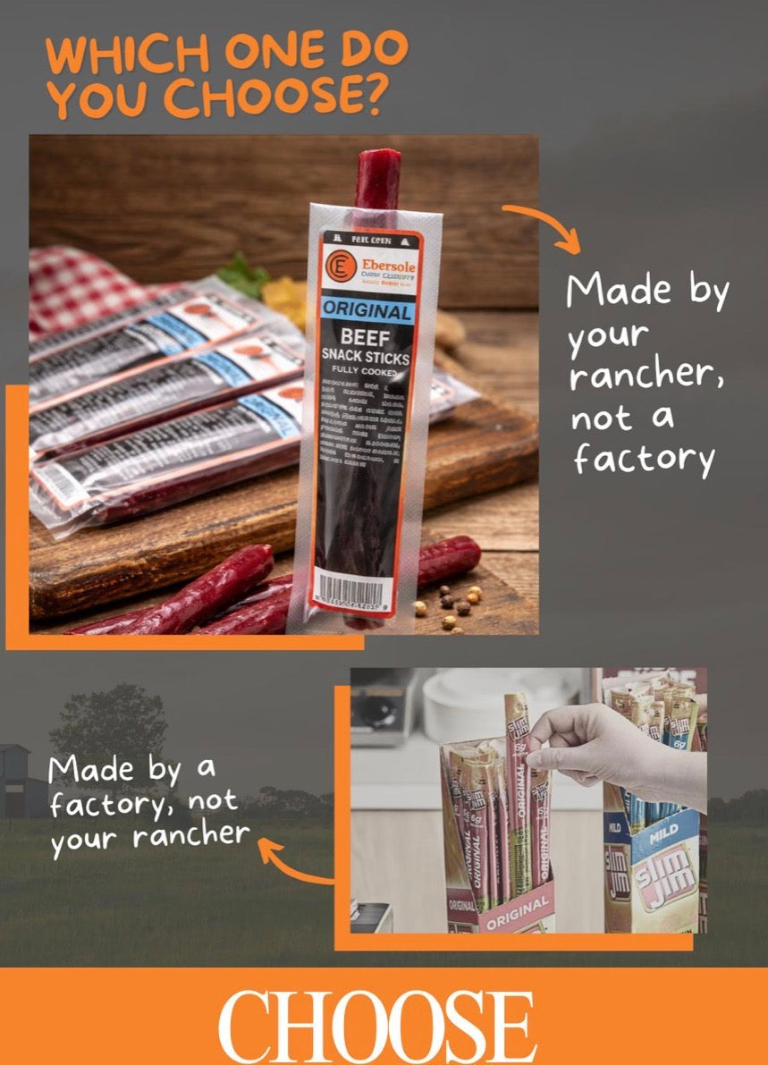 ECC Ranch Grassfed Beef Sticks