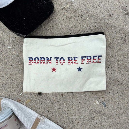 Born To Be Free Travel Pouch