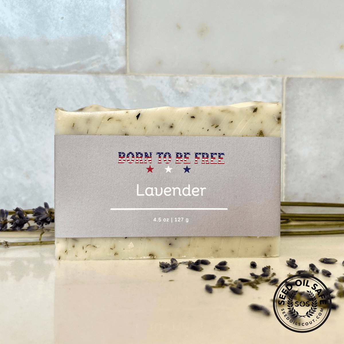 Lavender Tallow Soap Bar