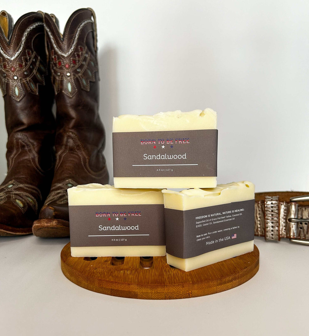 Sandalwood Tallow Soap Bar